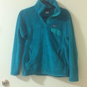 Turquoise Patagonia Pullover